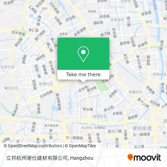 立邦杭州谢仕建材有限公司 map