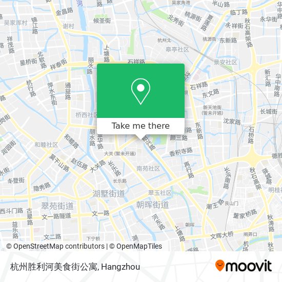 杭州胜利河美食街公寓 map