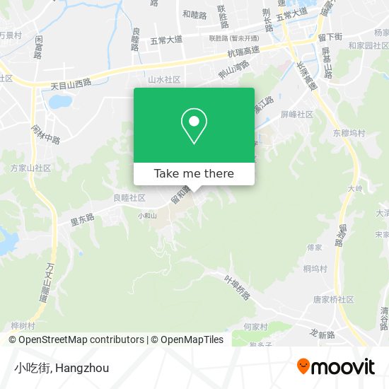 小吃街 map