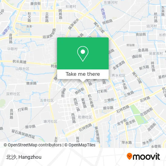 北沙 map