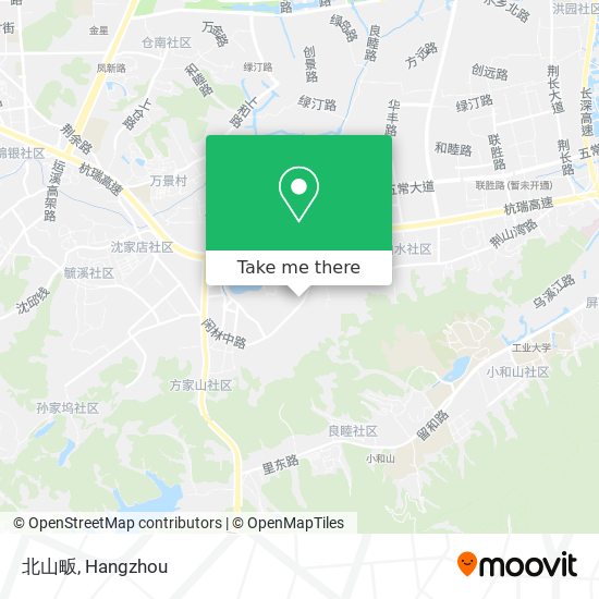 北山畈 map