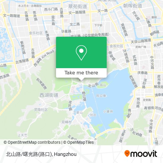北山路/曙光路(路口) map