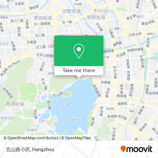 北山路小区 map
