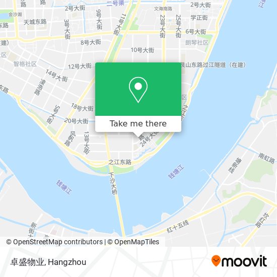 卓盛物业 map