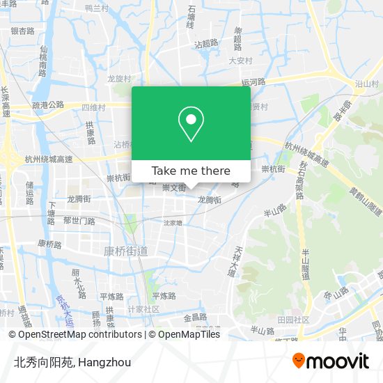 北秀向阳苑 map