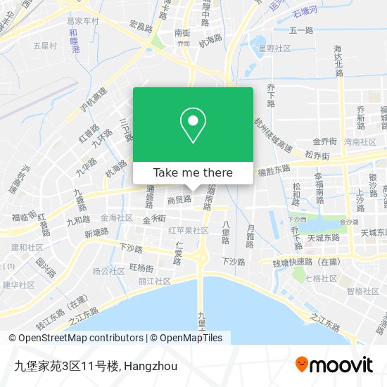 九堡家苑3区11号楼 map