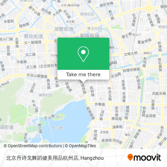 北京丹诗戈舞蹈健美用品杭州店 map