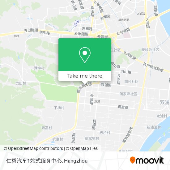 仁桥汽车1站式服务中心 map