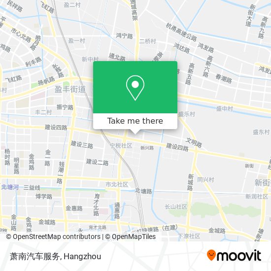萧南汽车服务 map
