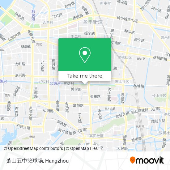 萧山五中篮球场 map