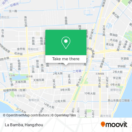 La Bamba map