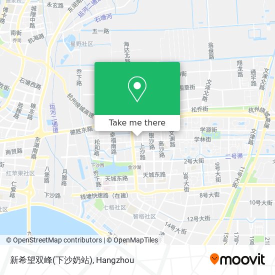 新希望双峰(下沙奶站) map