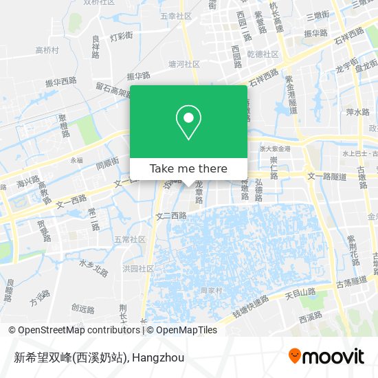 新希望双峰(西溪奶站) map