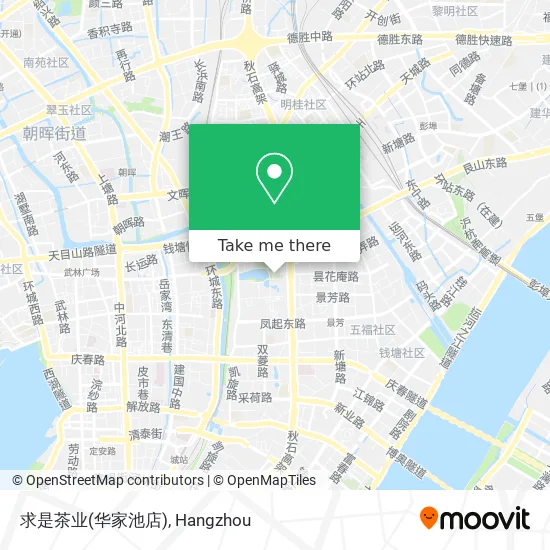 求是茶业(华家池店) map