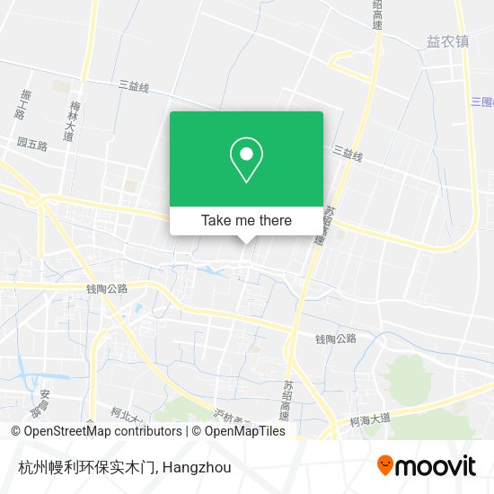 杭州幔利环保实木门 map