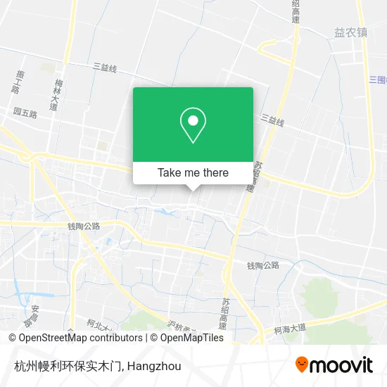 杭州幔利环保实木门 map