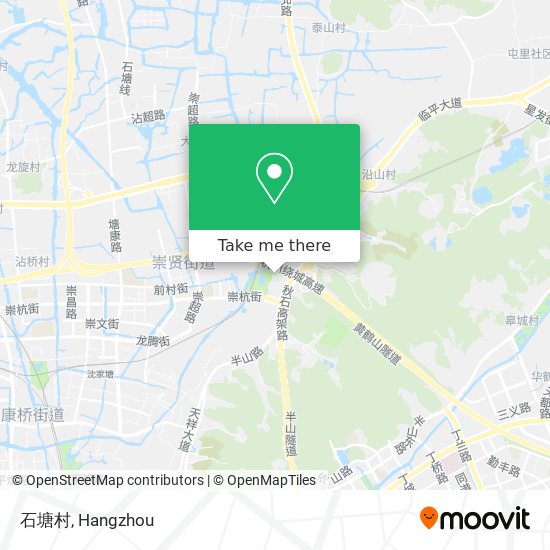 石塘村 map