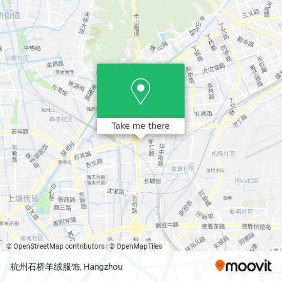 杭州石桥羊绒服饰 map