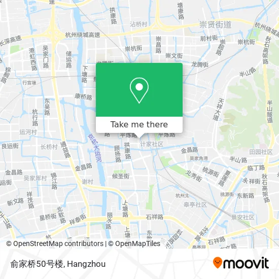 俞家桥50号楼 map