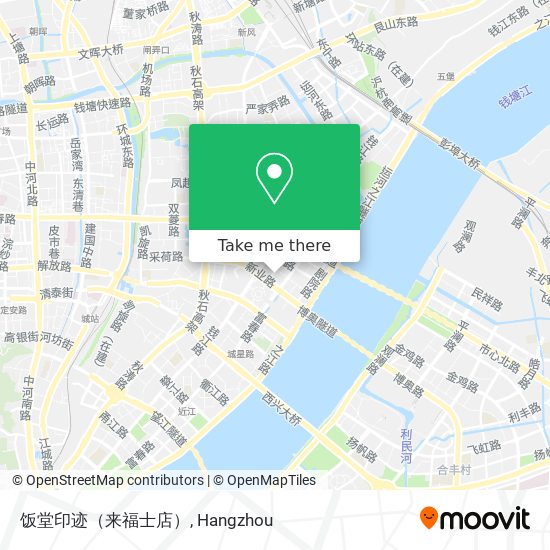 饭堂印迹（来福士店） map