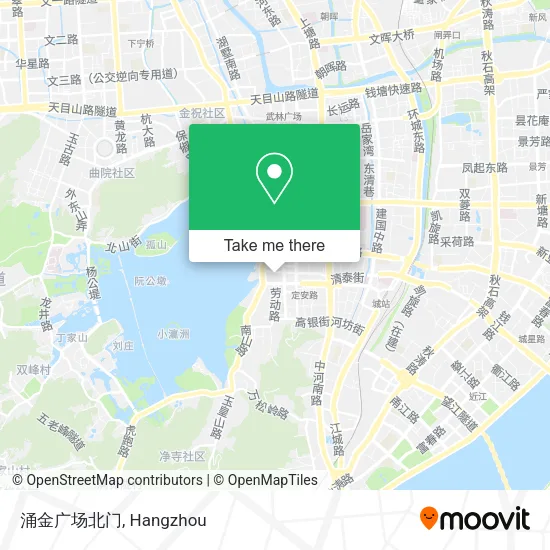涌金广场北门 map