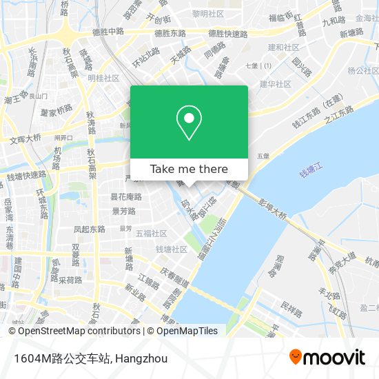 1604M路公交车站 map