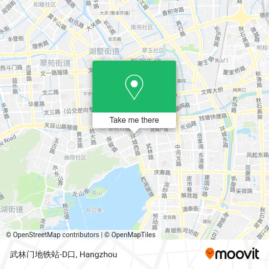 武林门地铁站-D口 map