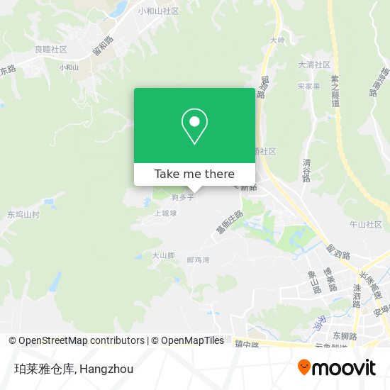 珀莱雅仓库 map