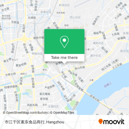 巿江干区素东食品商行 map