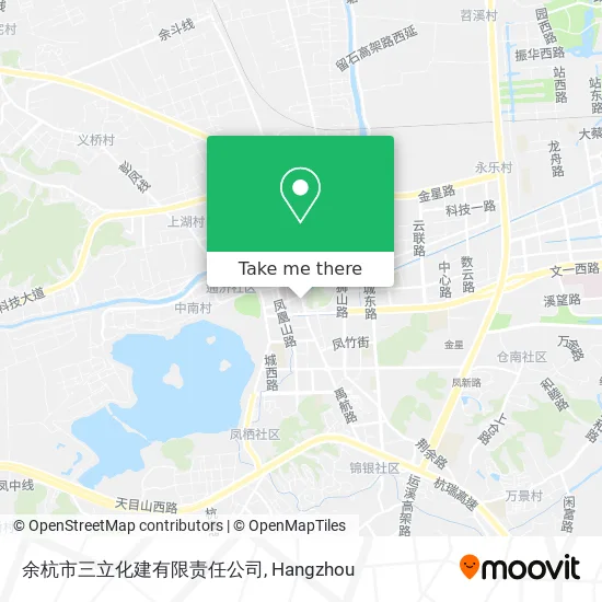 余杭市三立化建有限责任公司 map