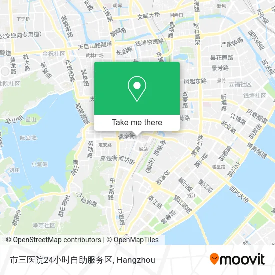 市三医院24小时自助服务区 map
