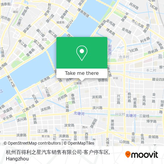 杭州百得利之星汽车销售有限公司-客户停车区 map