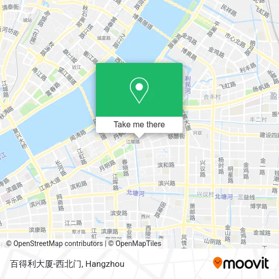 百得利大厦-西北门 map