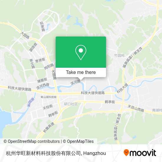 杭州华旺新材料科技股份有限公司 map