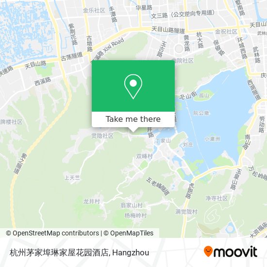 杭州茅家埠琳家屋花园酒店 map