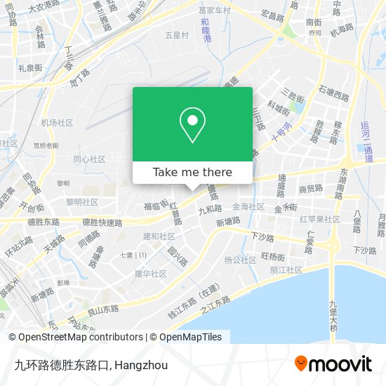 九环路德胜东路口 map