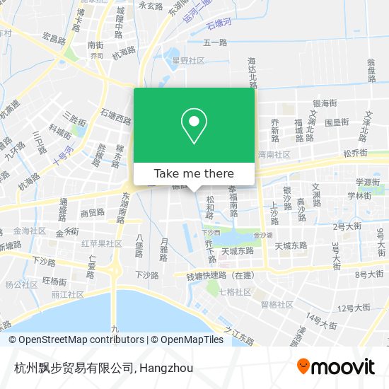 杭州飘步贸易有限公司 map