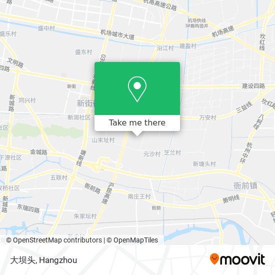 大坝头 map