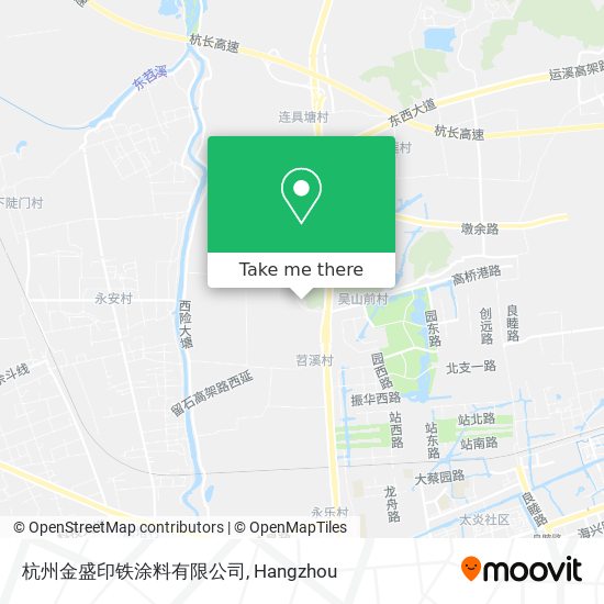 杭州金盛印铁涂料有限公司 map