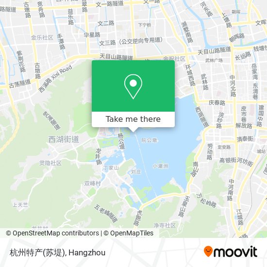 杭州特产(苏堤) map