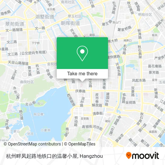 杭州畔凤起路地铁口的温馨小屋 map