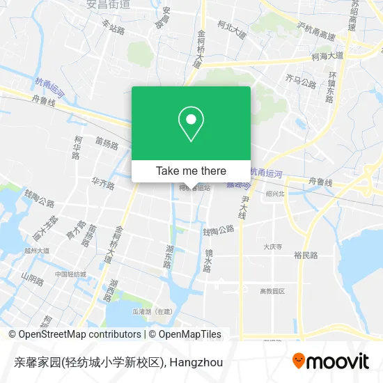 亲馨家园(轻纺城小学新校区) map