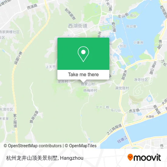 杭州龙井山顶美景别墅 map