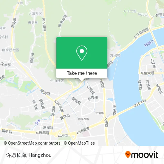 许愿长廊 map