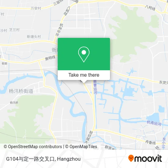 G104与定一路交叉口 map