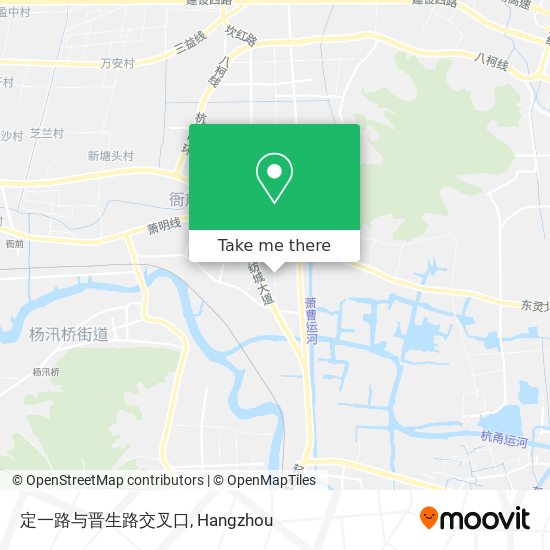 定一路与晋生路交叉口 map