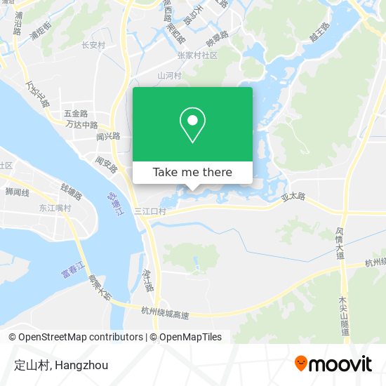 定山村 map