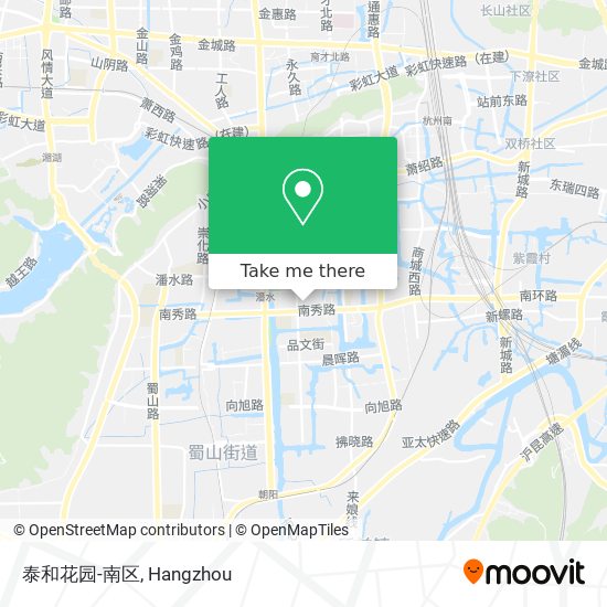 泰和花园-南区 map