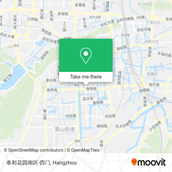 泰和花园南区-西门 map