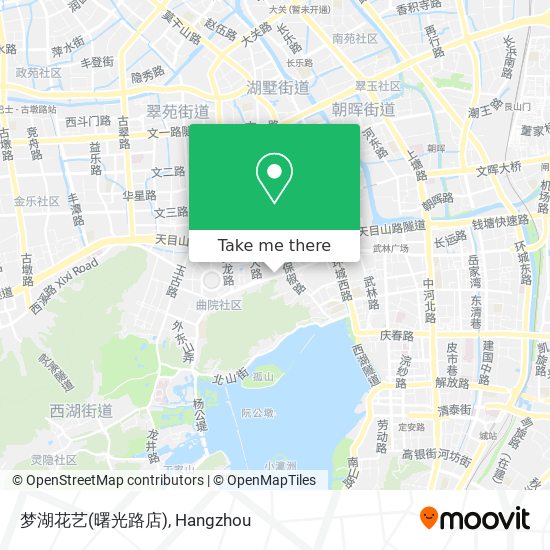 梦湖花艺(曙光路店) map